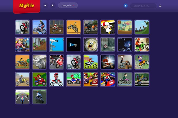 Myfriv theme site design template sample