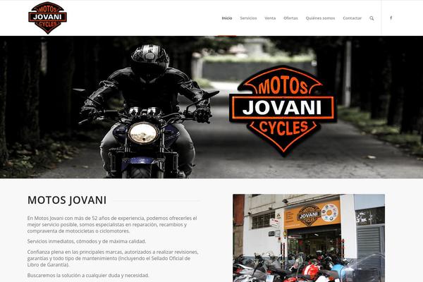 Enfold theme site design template sample