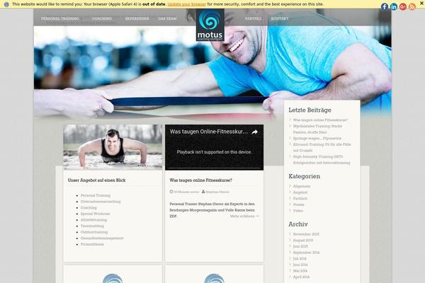 Site using Featured Video Plus plugin