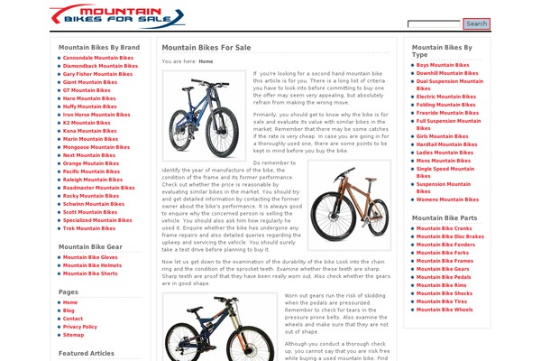 mountain-bikes-for-sale.net site used Limau Orange