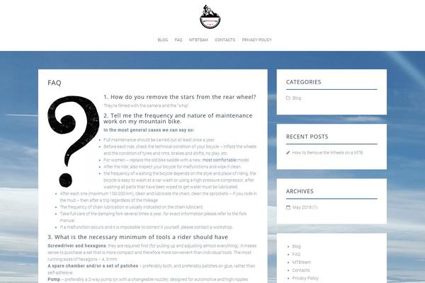 Perth theme site design template sample