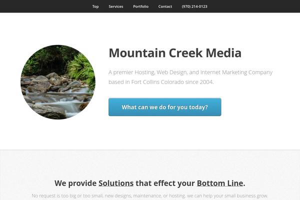 Twenty Fifteen theme site design template sample