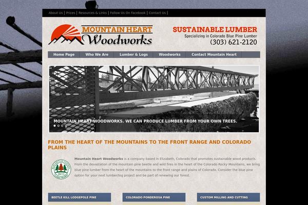 mountainheartwoodworks.com site used Mountainheart