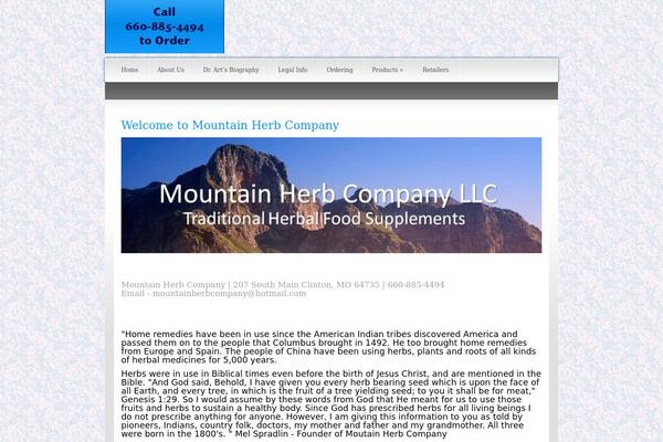 mountainherbcompany.com site used Simplism