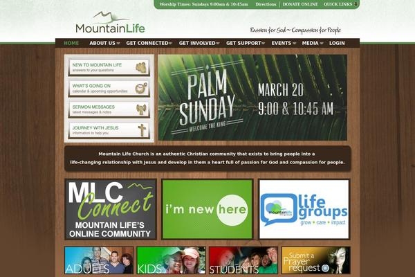 mountainlife.org site used Mlc