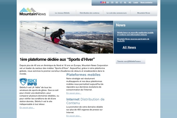 mountainnews.fr site used Mnctheme