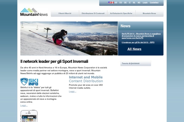 mountainnews.it site used Mnctheme