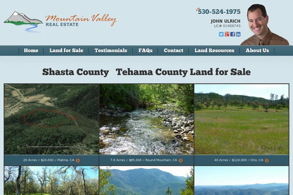 mountain-valley theme websites examples