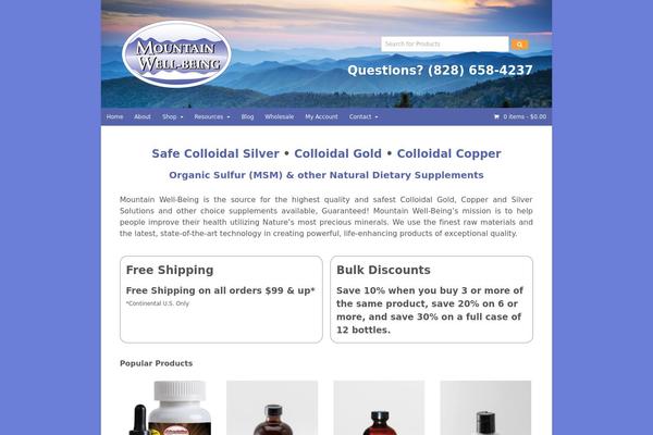 WordPress website example screenshot