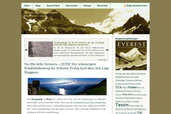 mountainzones.com site used Vidiyal2