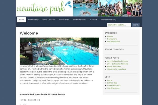 mountairepark.com site used Pooldues