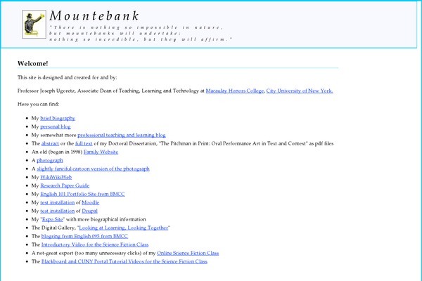mountebank.org site used Carrots