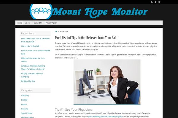 Tempera theme site design template sample