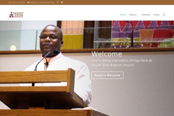 WordPress website example screenshot