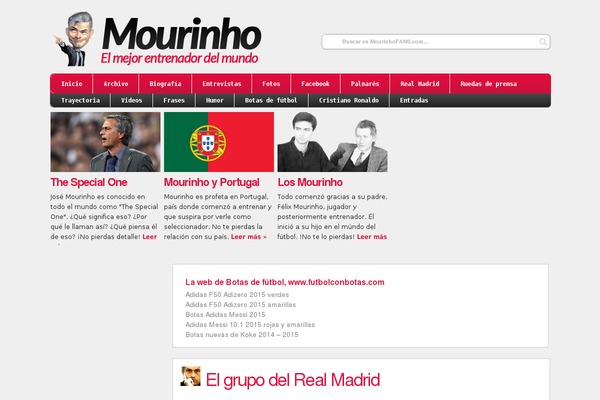 mourinhofans.com site used Portico