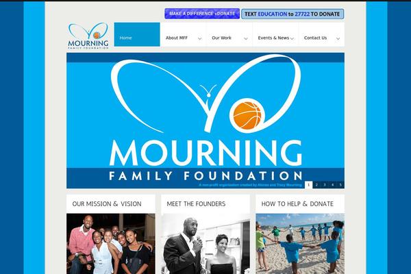 mourningfamilyfoundation.org site used Theme1438