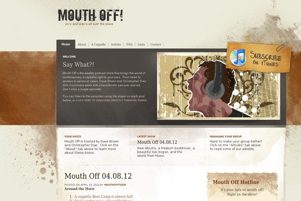 mouthoffshow.com site used Sketchd-v2