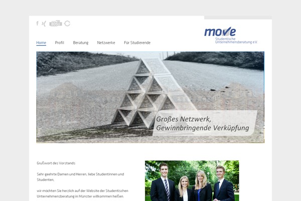 Move theme site design template sample