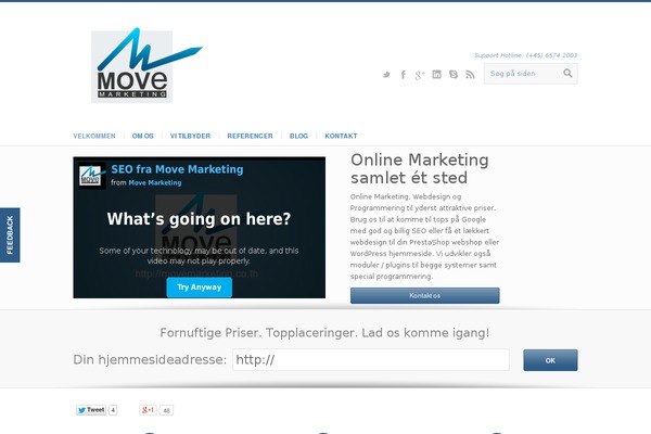 move-marketing.dk site used Movemarketing2013