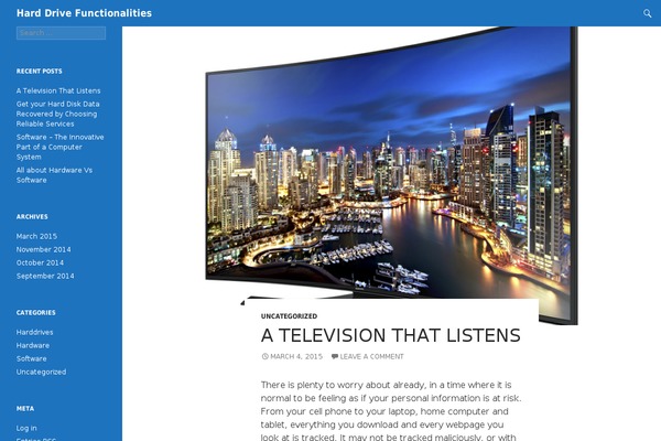 Twenty Fourteen theme site design template sample