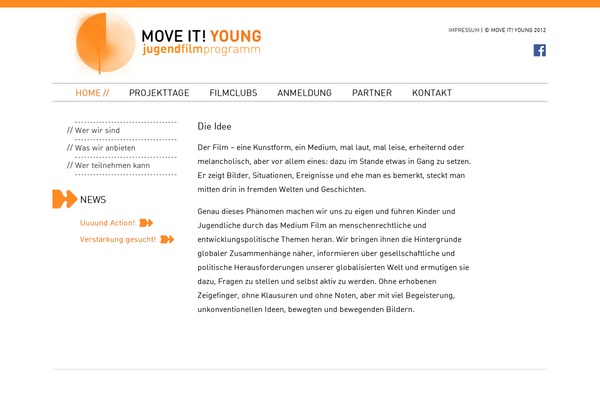 WordPress website example screenshot