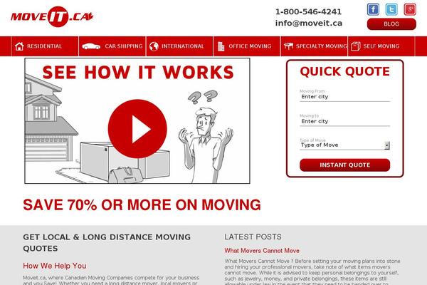Moveit theme site design template sample