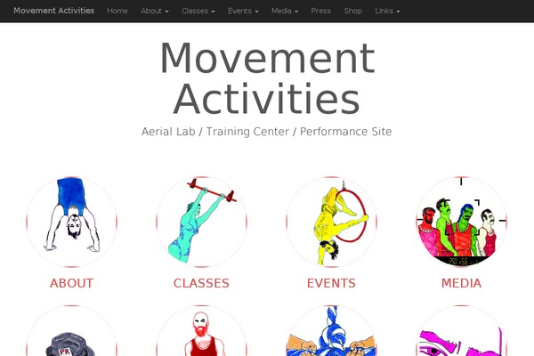 movementactivities.com site used Ward