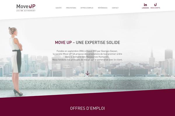 moveup.ch site used Theme_wp