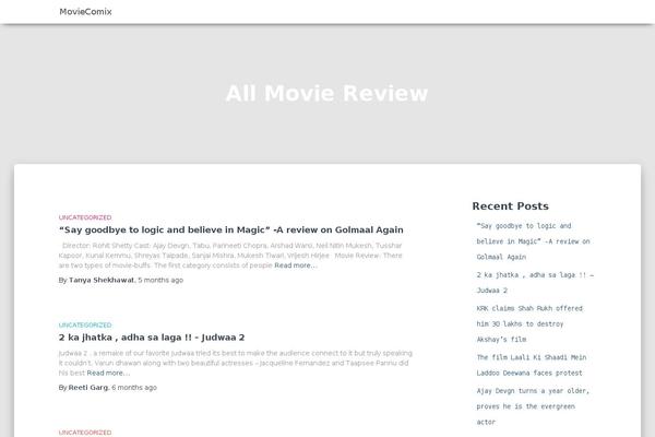 Newspaper theme site design template sample