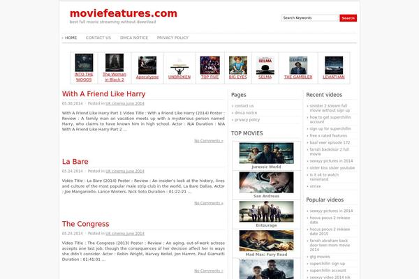 moviefeatures.com site used ADSimple