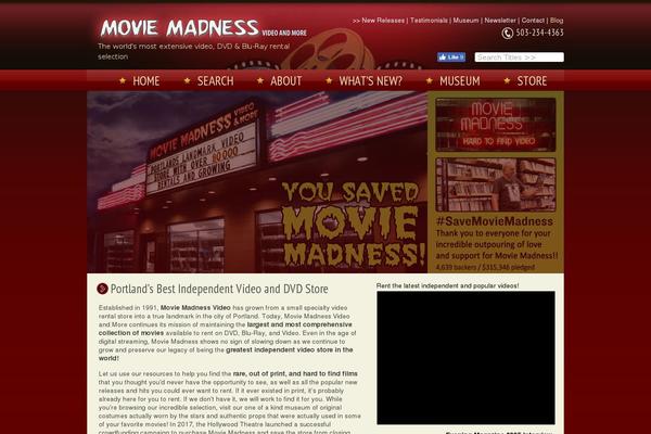moviemadnessvideo.com site used Moviemadness