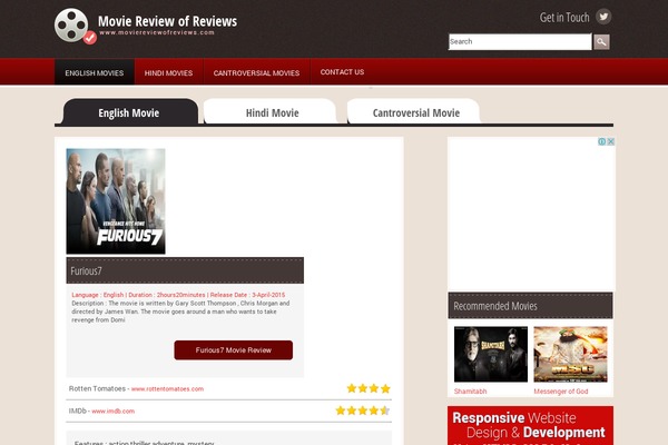 moviereviewofreviews.com site used Moviereviews