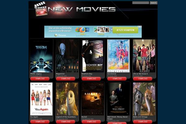 Default theme site design template sample