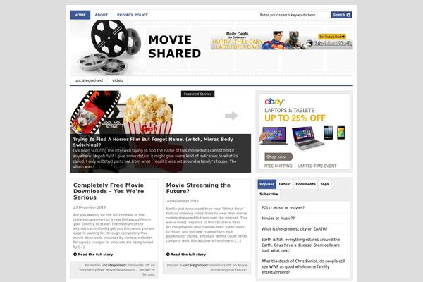 movieshared.com site used Gazette