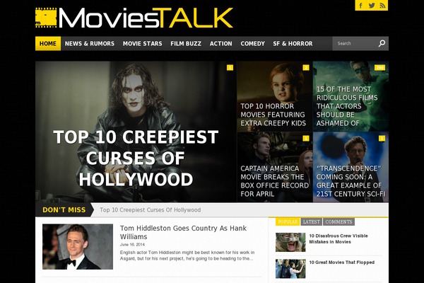 moviestalk.com site used Hot Topix Child
