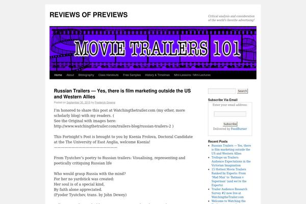 WordPress website example screenshot