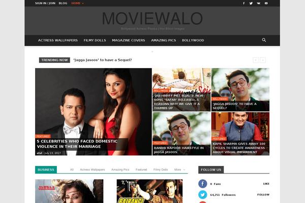Iconic One theme site design template sample