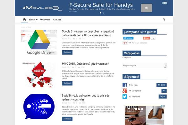 Newspaper theme site design template sample