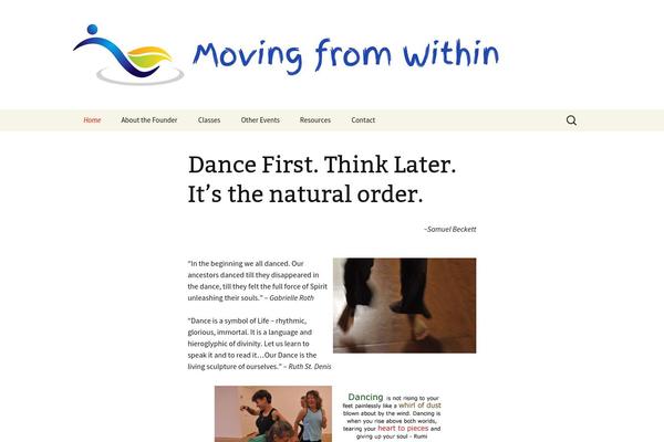 Twenty Thirteen theme site design template sample