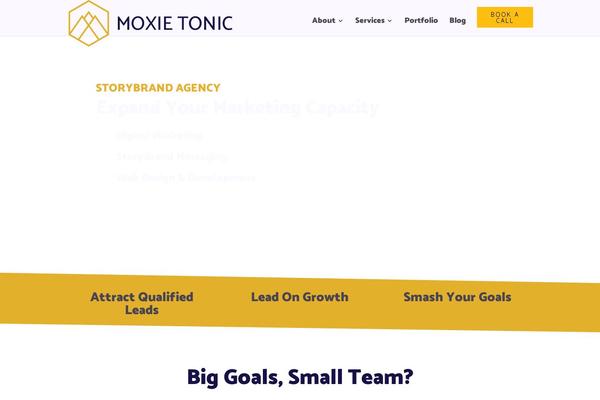 moxietonic.com site used Divi-moxie-tonic