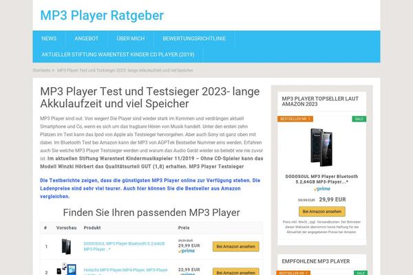 mp3playertestsieger.de site used Mts_sociallyviral