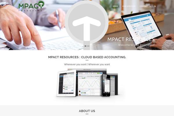 Bridge theme site design template sample