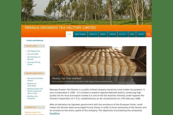 mpangatea.com site used NuvioElement Orange