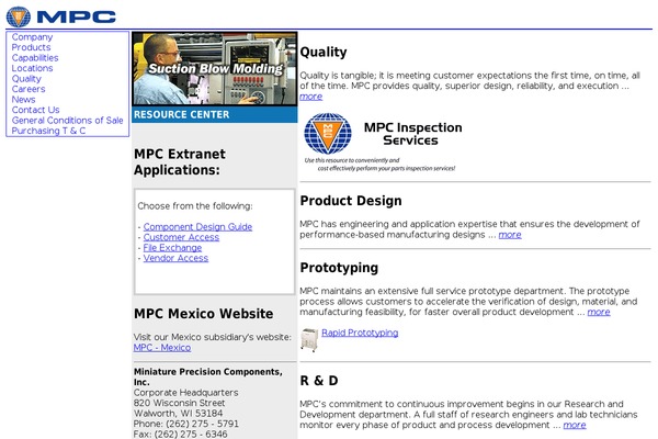 WordPress website example screenshot