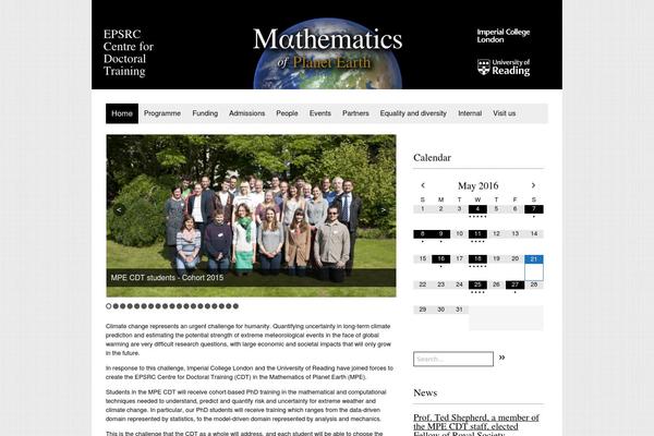 mpecdt.org site used Bones-mpecdt