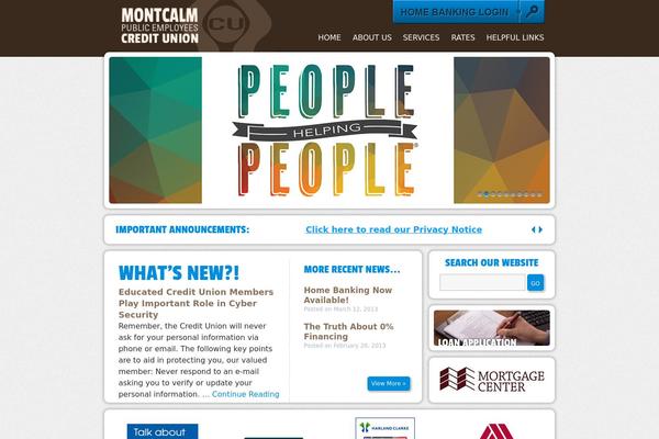 mpecreditunion.com site used Montcalm