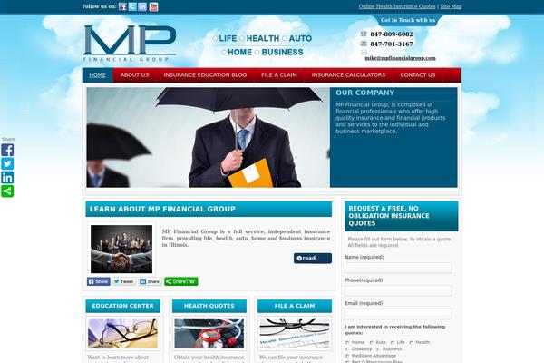 MP theme site design template sample
