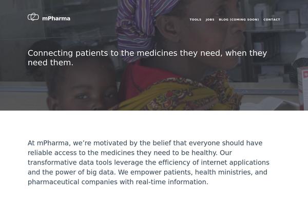 mpharma.co site used Startup