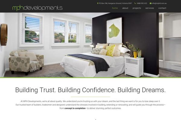 WordPress website example screenshot