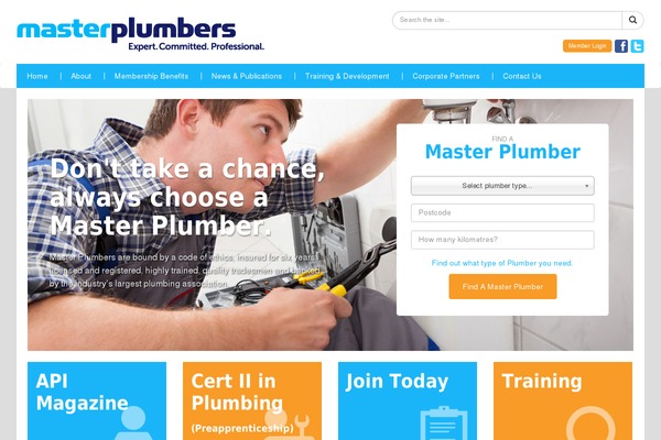 Plumber theme site design template sample